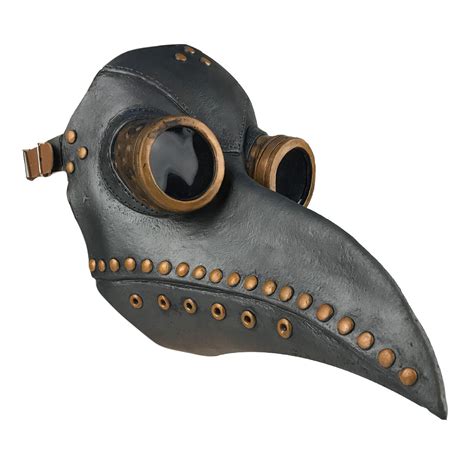 HAOXIU Plague Doctor Mask Halloween Maske Mittelalter Pest Maske Doktor