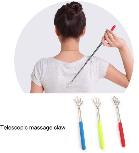 Telescoping Back Scratcher Claw Metal Telescopic Backscratcher