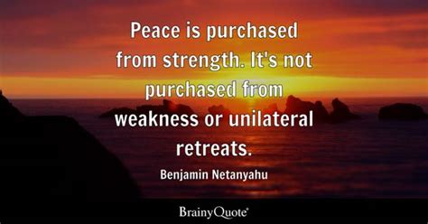 Benjamin Netanyahu Quotes Brainyquote