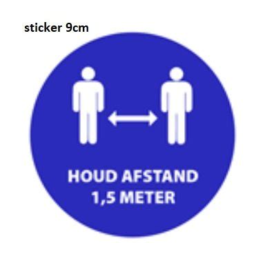 Koop Uw Gebodsbord Sticker Cm Houd Afstand Europresto Nl