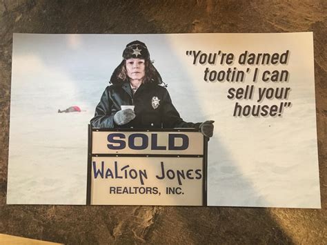 Local realtor goes Fargo for ad : r/pics