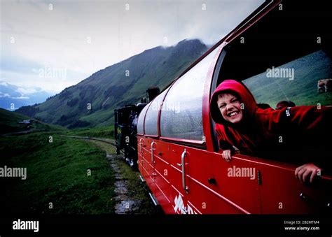 Jacob On The Brienz Rothorn Railway In Switzerland 2000 The Brienz