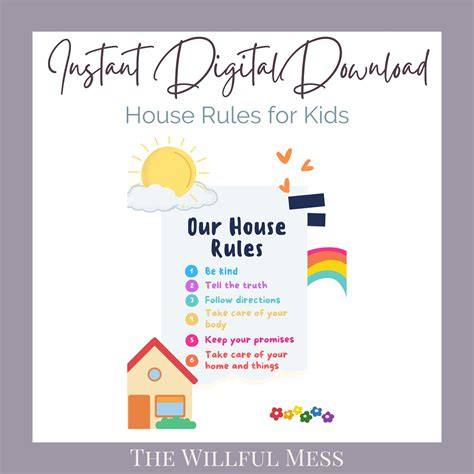 Printable House Rules