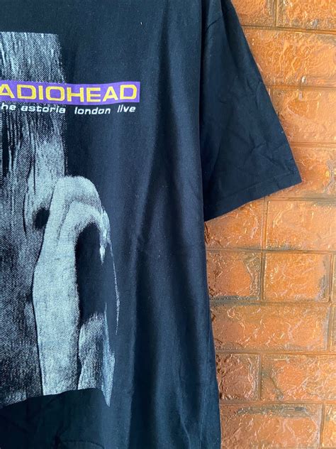 Vintage 90s Radiohead The Bends 1995 Uk Tour Promo T Shirt Etsy