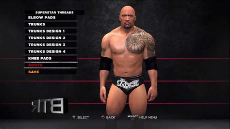 WWE 13 Superstar Threads The Rock Wrestlemania 28 Attire YouTube