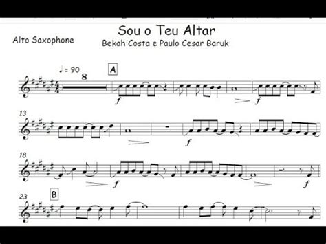 Sou O Teu Altar Bekah Costa E Paulo Cesar BarukPartitura Violino