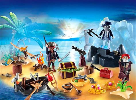 Playmobil Pirate Treasure Island Advent Calendar Building Playset