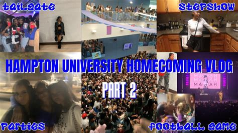 HAMPTON UNIVERSITY HOMECOMING VLOG Part 2 Football Game Tailgate