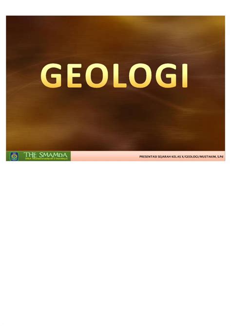 Pdf Geologi Dokumen Tips