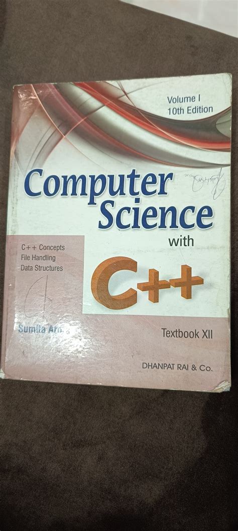 Buy Computer Science With C Class 12 Sumit Arora Bookflow