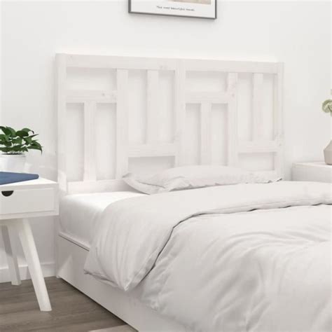 Tête de lit MAG DIOCHE Blanc Bois massif 140 5x4x100 cm