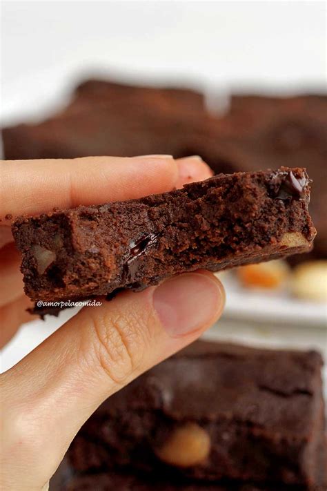 Brownie De Chocolate Sem Glúten Sem Lactose Receitas Saudáveis Com A