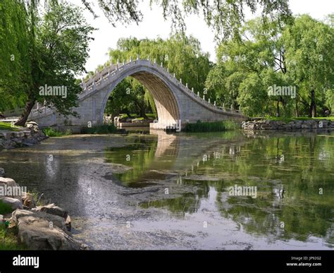 Jade Belt Bridge The Summer Palace Beijing China Stock Photo Alamy