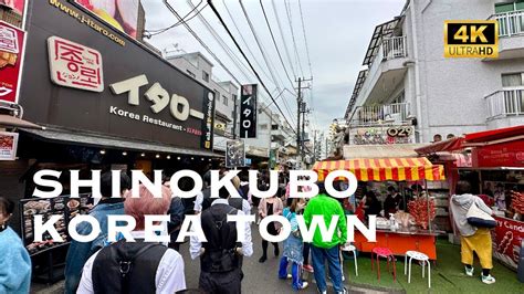 K Shin Okubo Korea Town In Tokyo Walking Tour