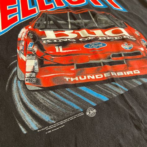 Vintage Bill Elliott Nascar Racing Budweiser S Gem