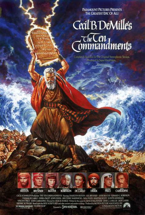 The Ten Commandments Movie Posters From Movie Poster Shop