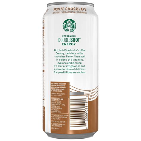 Buy Starbucks Doubleshot Energy White Chocolate Coffee Energy Drink