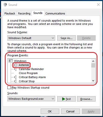 How To Customize System Sounds In Windows 10