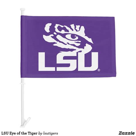 Lsu Eye Of The Tiger Car Flag Ad Lsu Mascot Lsu Football Tiger Logo