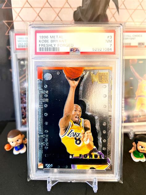 Kobe Bryant Fleer Metal Freshly Forged Psa Nm Rookie Card