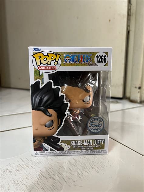 Funko Pop One Piece Snake Man Luffy Metallic Hobbies Toys