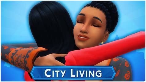 Lets Play The Sims 4 City Living Part 23 Meeting Mina Youtube