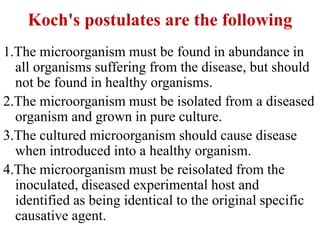 Koch S Postulate Principals Method Ppt