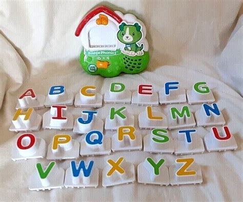 Leapfrog Fridge Phonics Scout Dog House Complete Set Letters Magnetic