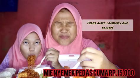 Mie Nyemek Extra Pedas Youtube