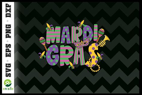 Fat Tuesday Beads Mardi Gras SVG Graphic by Enistle · Creative Fabrica