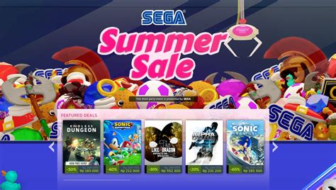 SEGA Gelar Summer Sale Di Steam Dengan Diskon Besar Besaran Dunia Games