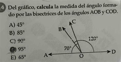 Solved Y Del Gr Fico Calcula La Medida Del Ngulo Forma Do Por Las