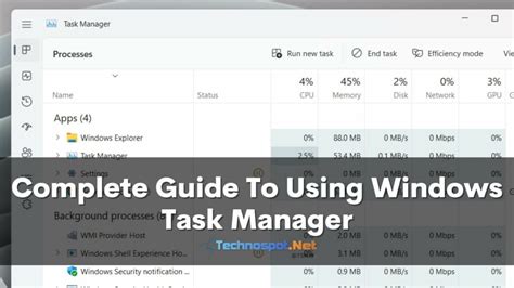 How to use Windows 11 Task Manager (Complete Guide)