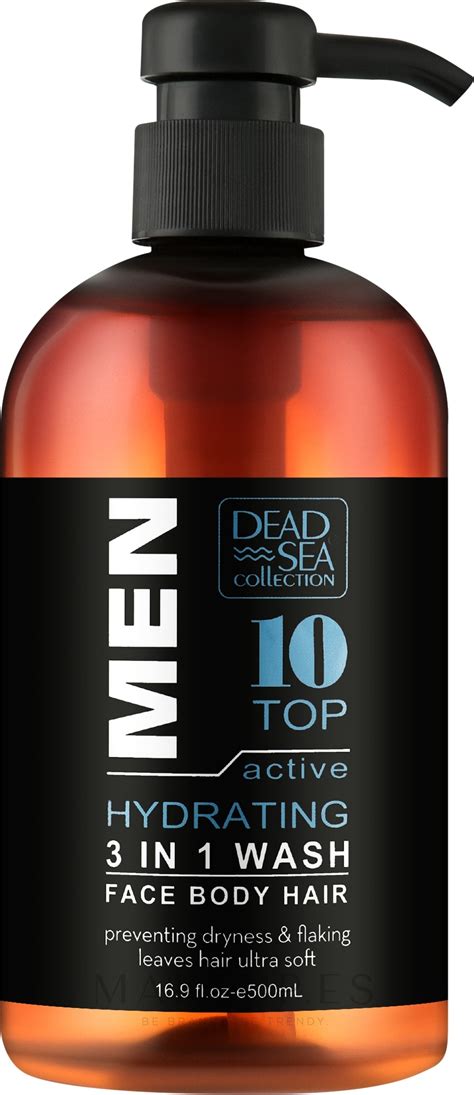 Dead Sea Collection Men Active Hydrating Sandalwood Face Hair Body