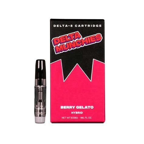 Delta Munchies Delta 8 Vape Cartridge Berry Gelato Lord Vaper Pens