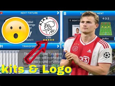 Dream League Soccer 2019 How To Create AFC Ajax Team Kits Logo 2019