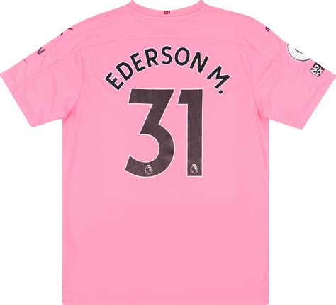 2020 21 Manchester City Match Issue GK Shirt Ederson M 31