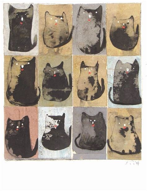 Pin By Michele Sartin On Black Cat Cat Art Cute Cat Illustration