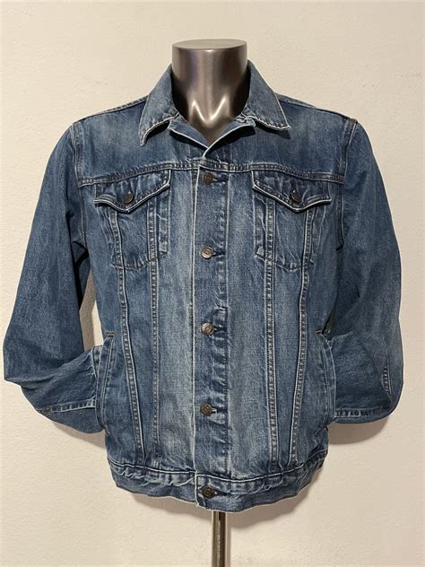 Gap 1969 Icon Denim Jacket Indigo Trucker Style Men S Gem