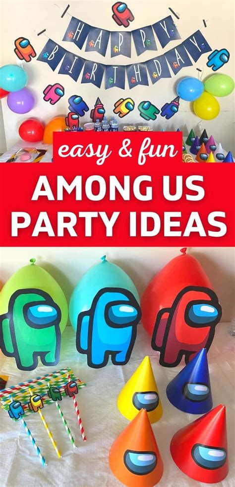 Among Us Party Ideas