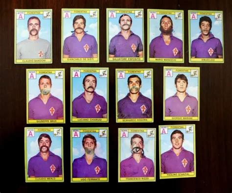 FIGURINE PANINI CALCIATORI 1968 1969 Squadra Fiorentina EUR 1 99