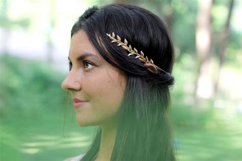 Twigs Goddess Headband Rose Gold Greek Goddess Headpiece Bridal Hair