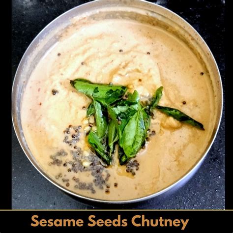 Sesame Seeds Chutney | Ellu Chutney