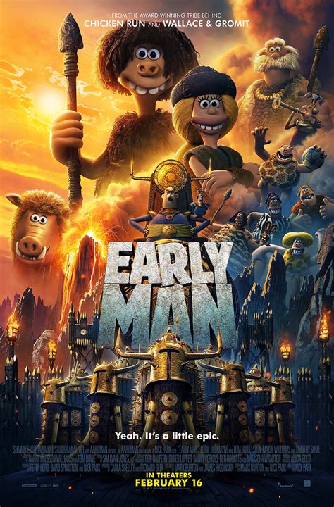 Early Man movie poster - Brie Brie Blooms