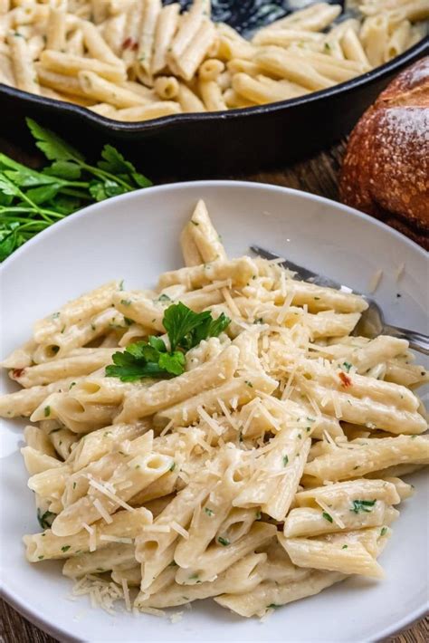 Creamy Garlic Penne Pasta Top Recipes