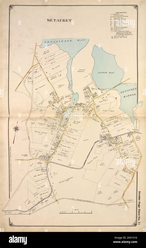 Setauket Cartographic Atlases Maps 1915 1917 Lionel Pincus And