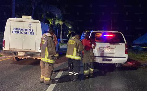 Accidente En La Zona Hotelera Deja Un Peatón Muerto Y Una Pareja Calcinada