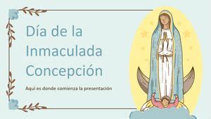 Immaculate Conception Day PowerPoint Templates Free Download