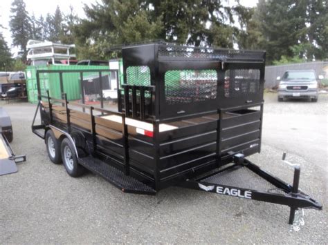 2022 Eagle Falcon 6x12 Utility Trailer With Spare Tire And Mount Near Me