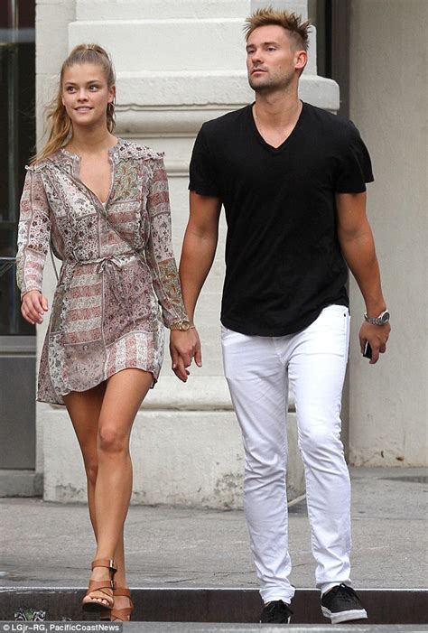 Sports Illustrated Cover Girl Nina Agdal Takes Stroll With Reid